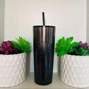 🔴Starbucks BLACK ombre Stainless Steel 24oz